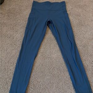 CRZ YOGA Dark Teal/Blue Leggings